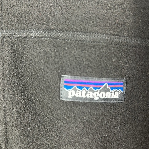 Patagonia Men’s Fleece 1/4 zip jacket black size small. - Picture 4 of 9